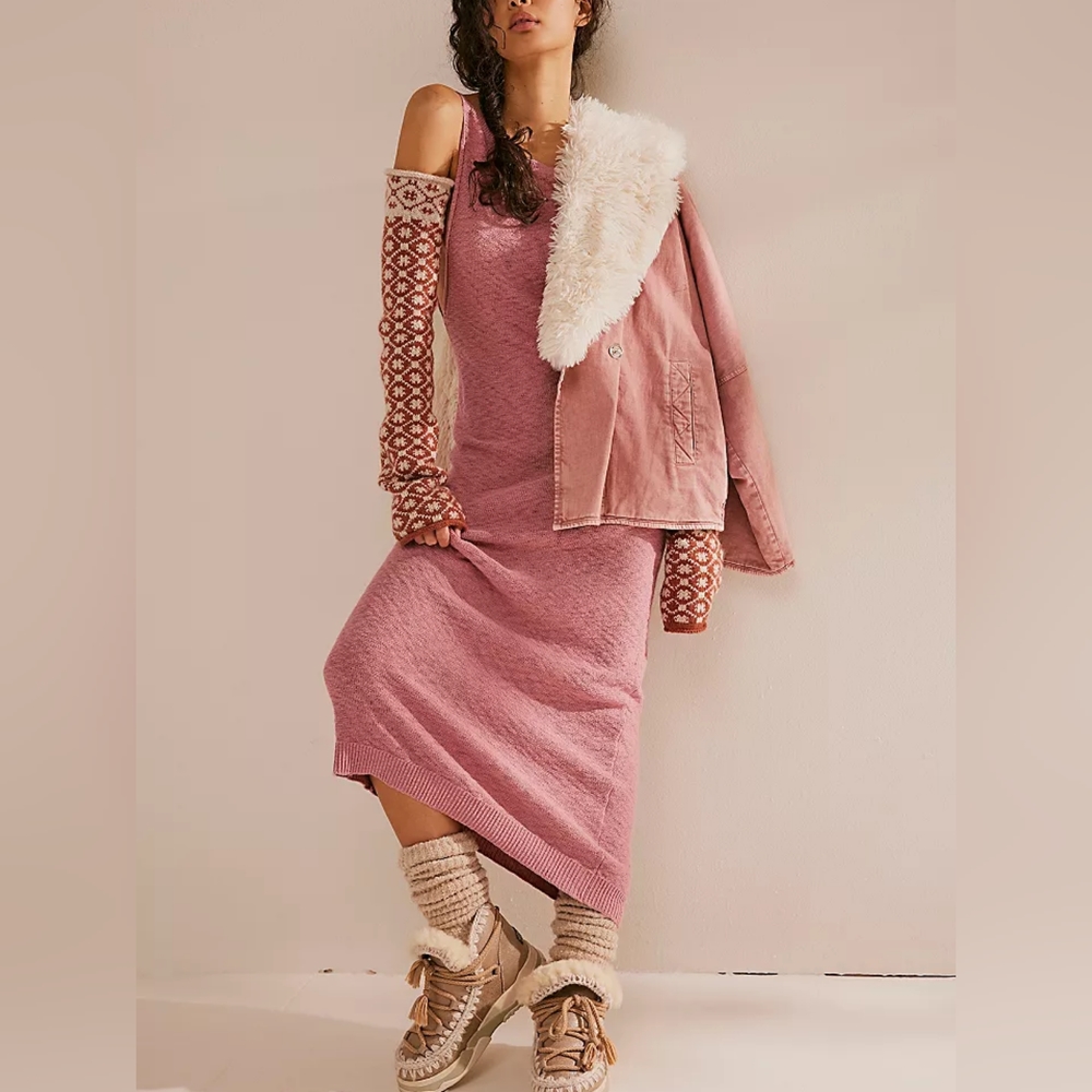 FREE PEOPLE Brenna Sweater Maxi NWT - XL - Picture 4 of 11
